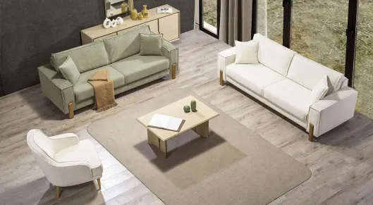 Product img 2, İpek Yataklı Sandıklı Ahşap Ayaklı Koltuk Takımı